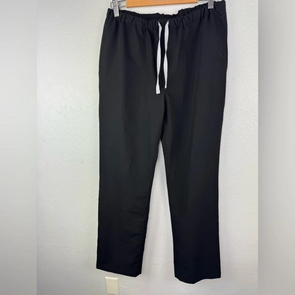 Figs Men's Black Pisco Basic Scrub Pants Nurse Doctor Medical Technical Medium